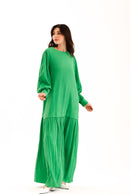 Emerald Keten Dress