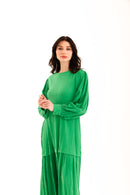 Emerald Keten Dress